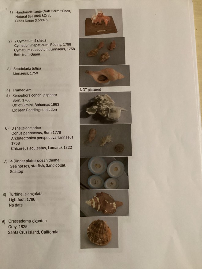 2026 Shell Club Auction page 1