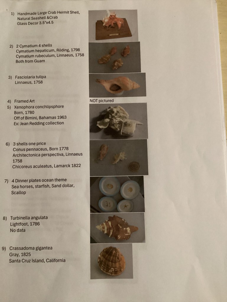 2026 Shell Club Auction page 1